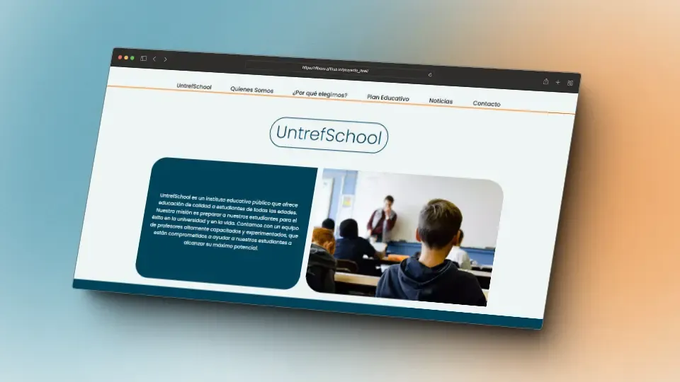 A school website